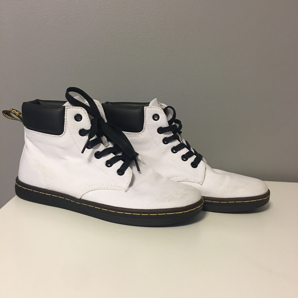 White Doc Marten Bone Maelly
